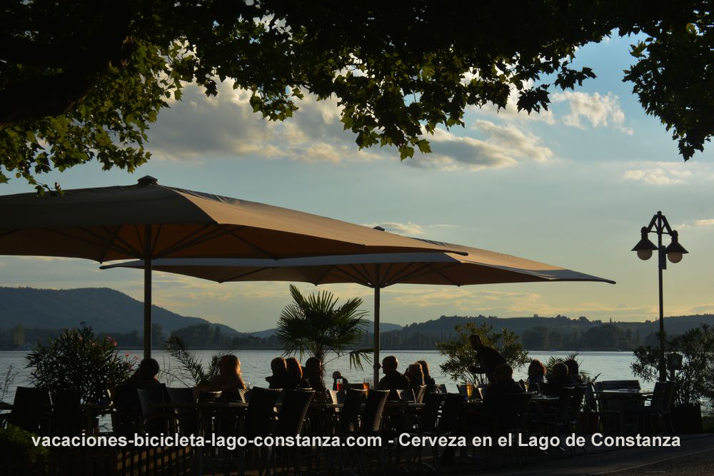 Vacaciones en bicicleta por el Lago de Constanza - Cerveza en el Lago de Constanza